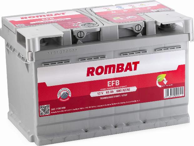 ROMBAT 565 1190 068 - Batterie de démarrage cwaw.fr