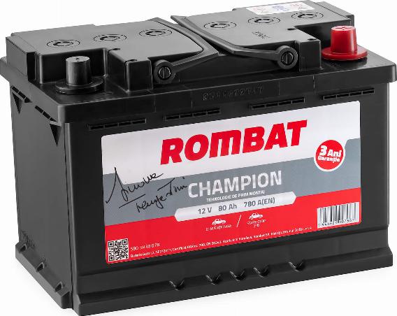 ROMBAT 580 3H30 078 - Batterie de démarrage cwaw.fr