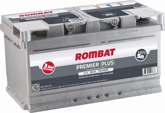 ROMBAT 580 2KA0 076 - Batterie de démarrage cwaw.fr