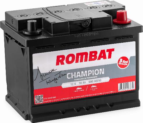 ROMBAT 570 3H20 068 - Batterie de démarrage cwaw.fr