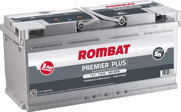 ROMBAT 610 2K60 095 - Batterie de démarrage cwaw.fr