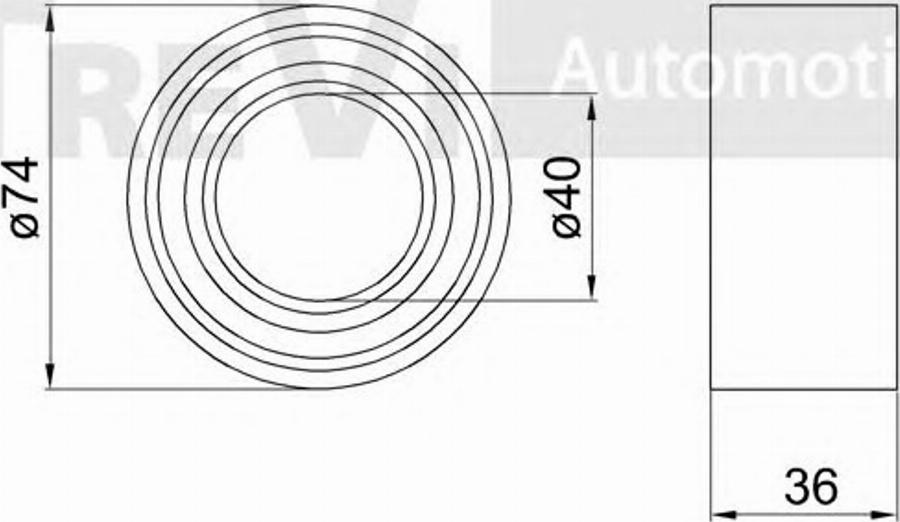 RPK RPK10088 - Kit de roulements de roue cwaw.fr