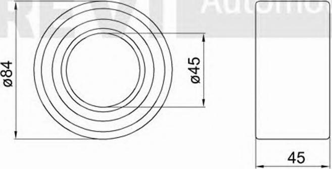 RPK RPK10133 - Kit de roulements de roue cwaw.fr