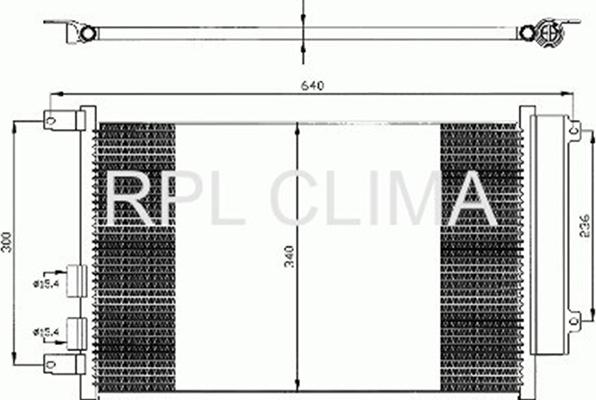 RPLQuality APCDAR0021 - Condensateur, climatisation cwaw.fr