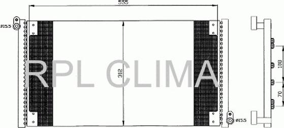 RPLQuality APCDFT5052 - Condensateur, climatisation cwaw.fr