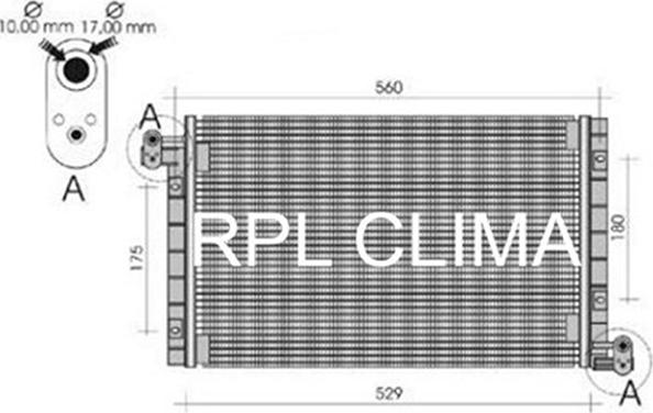 RPLQuality APCDFT0040 - Condensateur, climatisation cwaw.fr