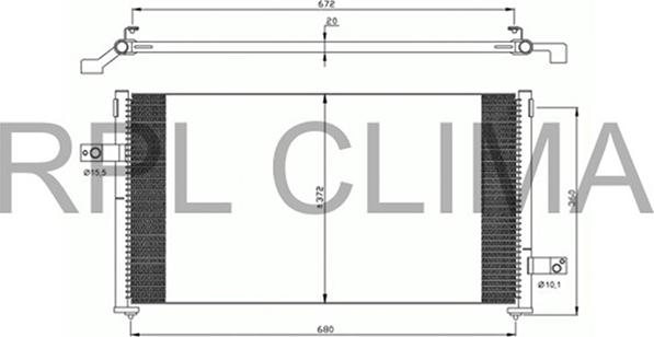 RPLQuality APCDSR0014 - Condensateur, climatisation cwaw.fr