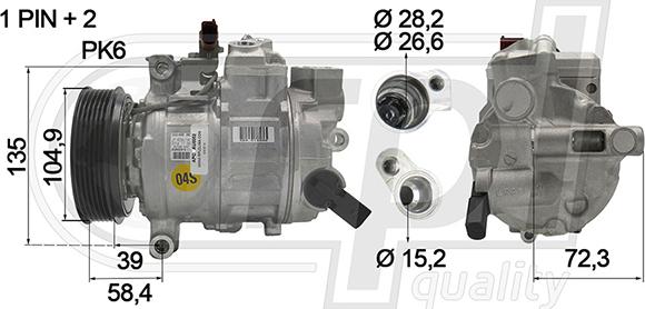 RPLQuality APCOAU5052 - Compresseur, climatisation cwaw.fr