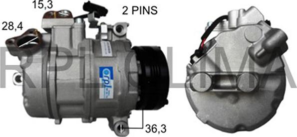 RPLQuality APCOBW5038 - Compresseur, climatisation cwaw.fr