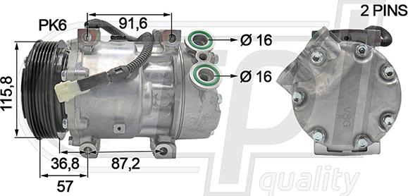 RPLQuality APCOCI5022 - Compresseur, climatisation cwaw.fr