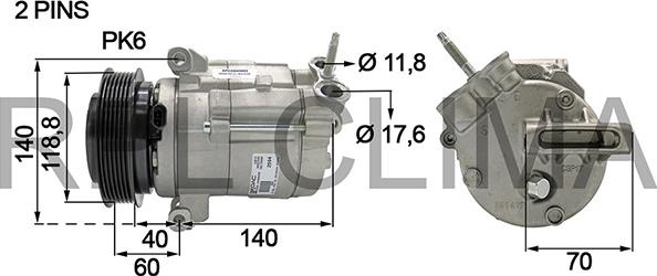 RPLQuality APCODW0023 - Compresseur, climatisation cwaw.fr