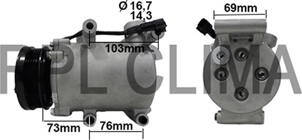 RPLQuality APCOFD0041 - Compresseur, climatisation cwaw.fr