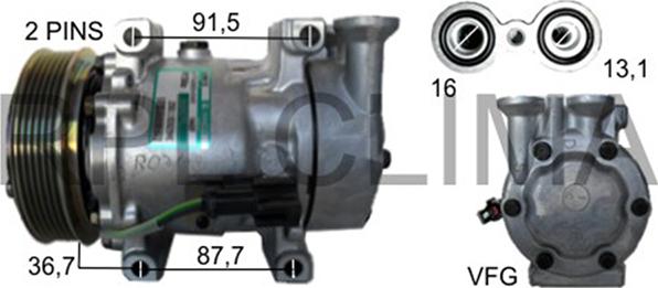 RPLQuality APCOFD0037 - Compresseur, climatisation cwaw.fr