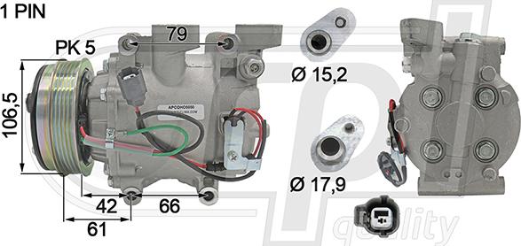 RPLQuality APCOHO5050 - Compresseur, climatisation cwaw.fr