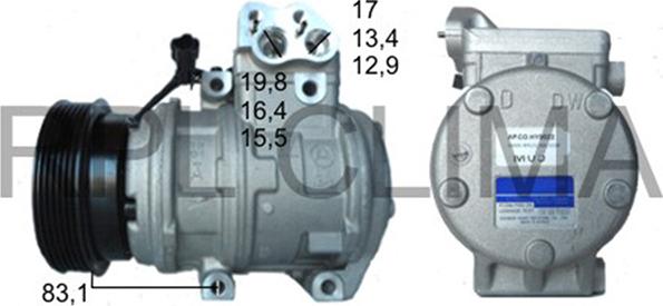 RPLQuality APCOHY5022 - Compresseur, climatisation cwaw.fr