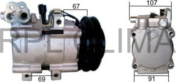 RPLQuality APCOHY0025 - Compresseur, climatisation cwaw.fr