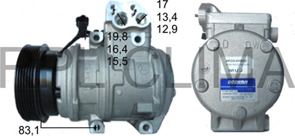 RPLQuality APCOHY0022 - Compresseur, climatisation cwaw.fr