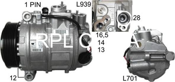 RPLQuality APCOMB5051 - Compresseur, climatisation cwaw.fr