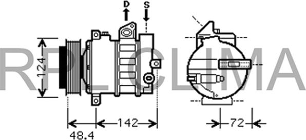 RPLQuality APCOMB0053 - Compresseur, climatisation cwaw.fr