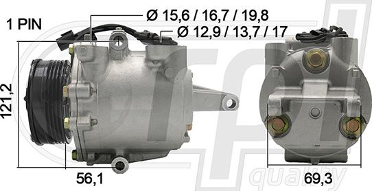 RPLQuality APCOMI5051 - Compresseur, climatisation cwaw.fr