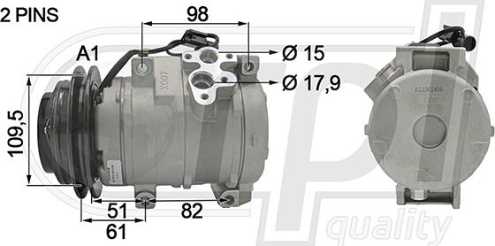 RPLQuality APCOMI5030 - Compresseur, climatisation cwaw.fr