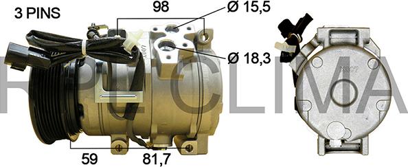 RPLQuality APCOMI0048 - Compresseur, climatisation cwaw.fr