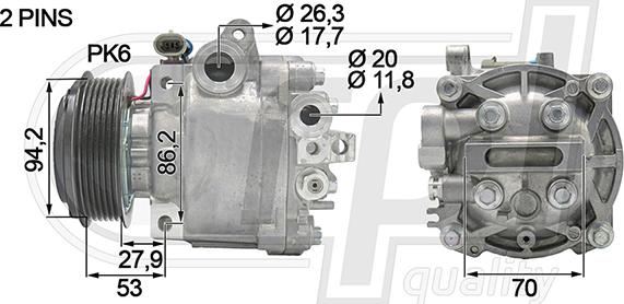 RPLQuality APCOOP5068 - Compresseur, climatisation cwaw.fr