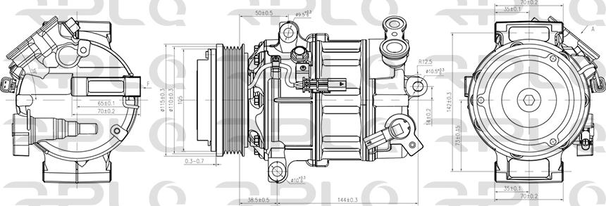 RPL QUALITY APCOOP5077 - Compresseur, climatisation cwaw.fr