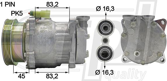 RPL QUALITY APCORO5003 - Compresseur, climatisation cwaw.fr