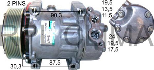 RPLQuality APCOSC0003 - Compresseur, climatisation cwaw.fr