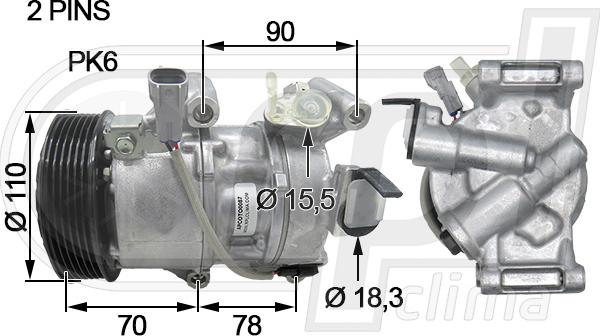 RPL QUALITY APCOTO5087 - Compresseur, climatisation cwaw.fr