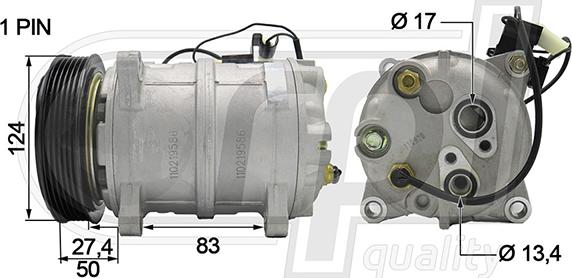 RPLQuality APCOVO5002 - Compresseur, climatisation cwaw.fr