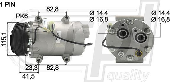 RPLQuality APCOVO5025 - Compresseur, climatisation cwaw.fr