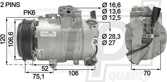 RPLQuality APCOVW5039 - Compresseur, climatisation cwaw.fr