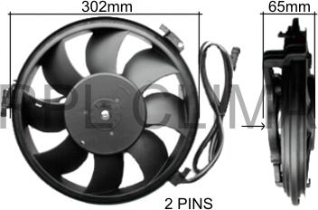 RPLQuality APELVW5005 - Ventilateur, refroidissement du moteur cwaw.fr