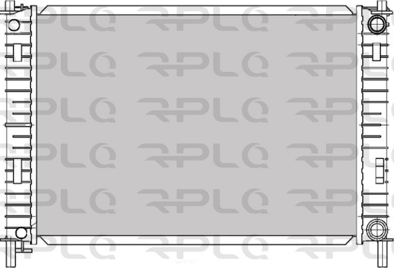 RPL QUALITY APRAFD5016 - Radiateur, refroidissement du moteur cwaw.fr