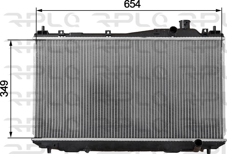 RPL QUALITY APRAHO5002 - Radiateur, refroidissement du moteur cwaw.fr