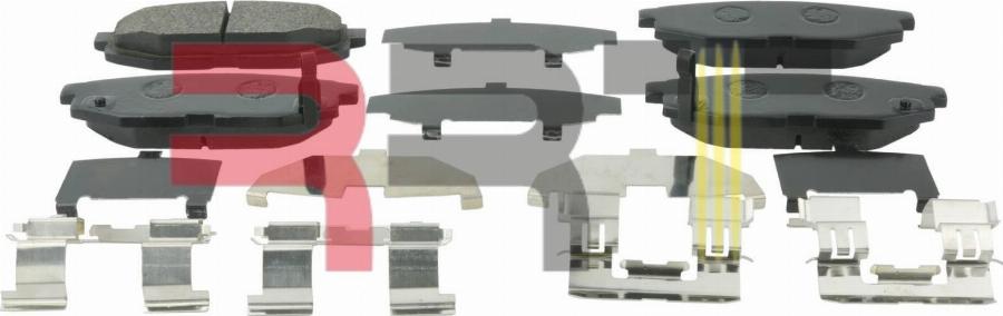 RRT RSU-1030009 - Kit de plaquettes de frein, frein à disque cwaw.fr