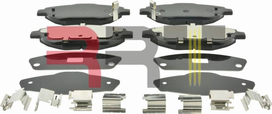 RRT RTO-1010064 - Kit de plaquettes de frein, frein à disque cwaw.fr