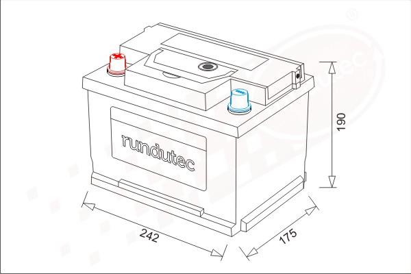 RUTEC RNU062LHN - Batterie de démarrage cwaw.fr