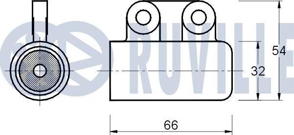 Ruville 541275 - Amortisseur de vibrations, courroie de distribution cwaw.fr