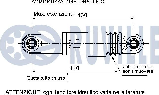 Ruville 542225 - Amortisseur de vibrations, courroie trapézoïdale à nervures cwaw.fr