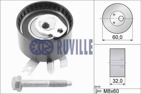 Ruville 55581 - Poulie-tendeur, courroie de distribution cwaw.fr