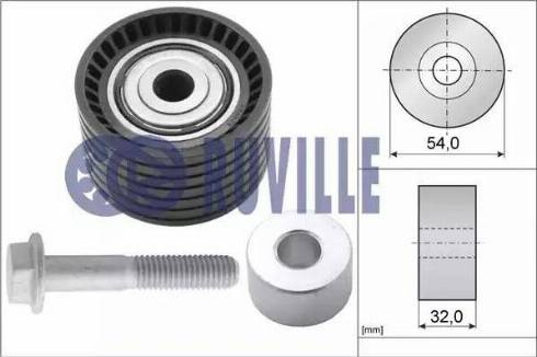 Ruville 55633 - Poulie renvoi / transmission, courroie de distribution cwaw.fr