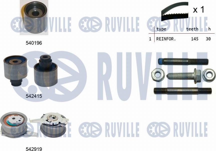 Ruville 550498 - Kit de distribution cwaw.fr