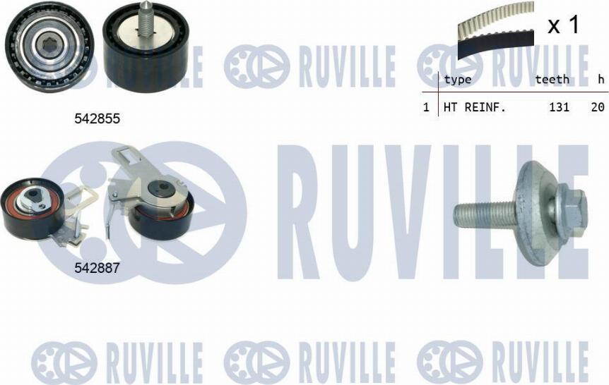 Ruville 550497 - Kit de distribution cwaw.fr