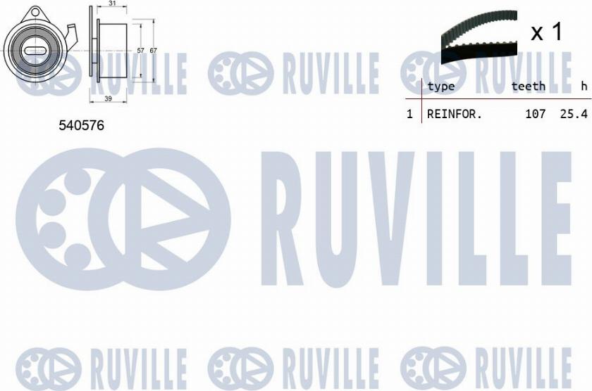 Ruville 550454 - Kit de distribution cwaw.fr