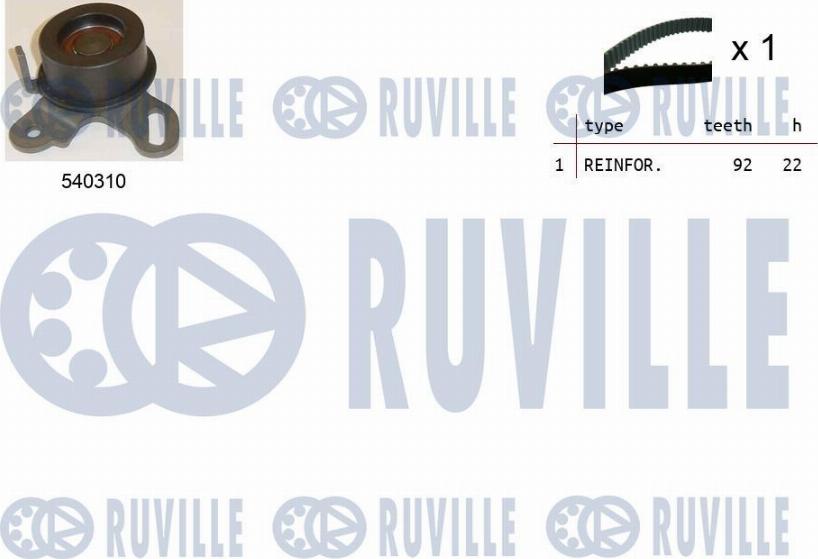 Ruville 550450 - Kit de distribution cwaw.fr