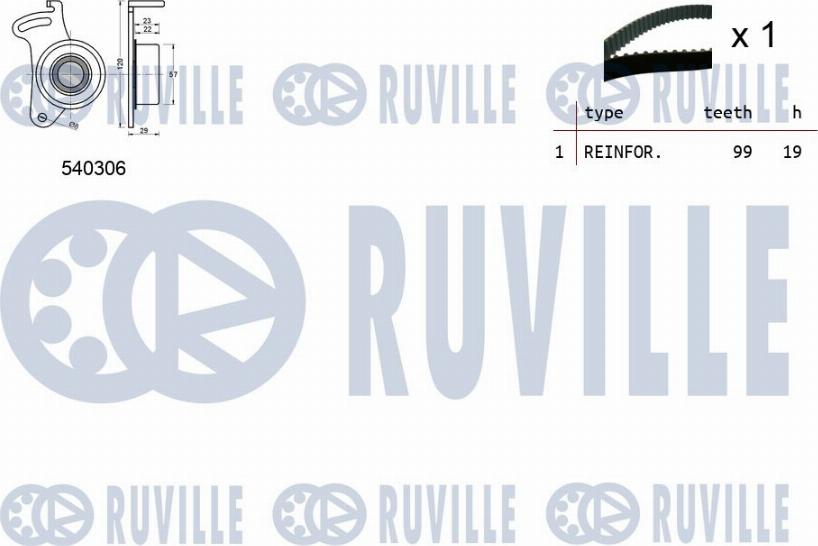 Ruville 550451 - Kit de distribution cwaw.fr