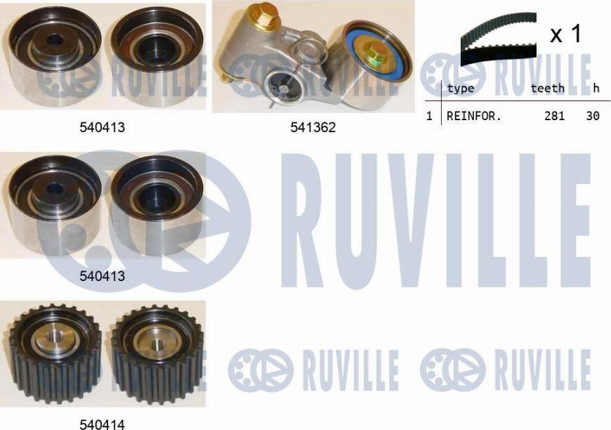 Ruville 550465 - Kit de distribution cwaw.fr